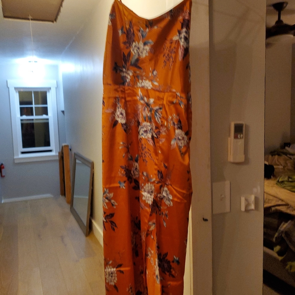 Boho Burnt Orange Dress - Picture 7 of 8